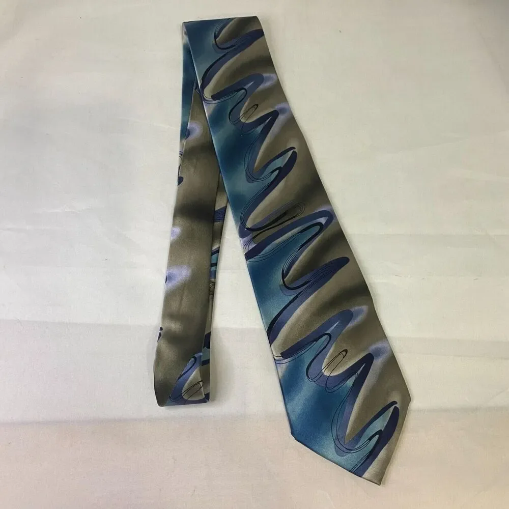 #6620 J Garcia Floating Planes Collection Fifty Two Mens Necktie, Tie